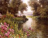 Louis Aston Knight Fleur au bord de la Riviere painting